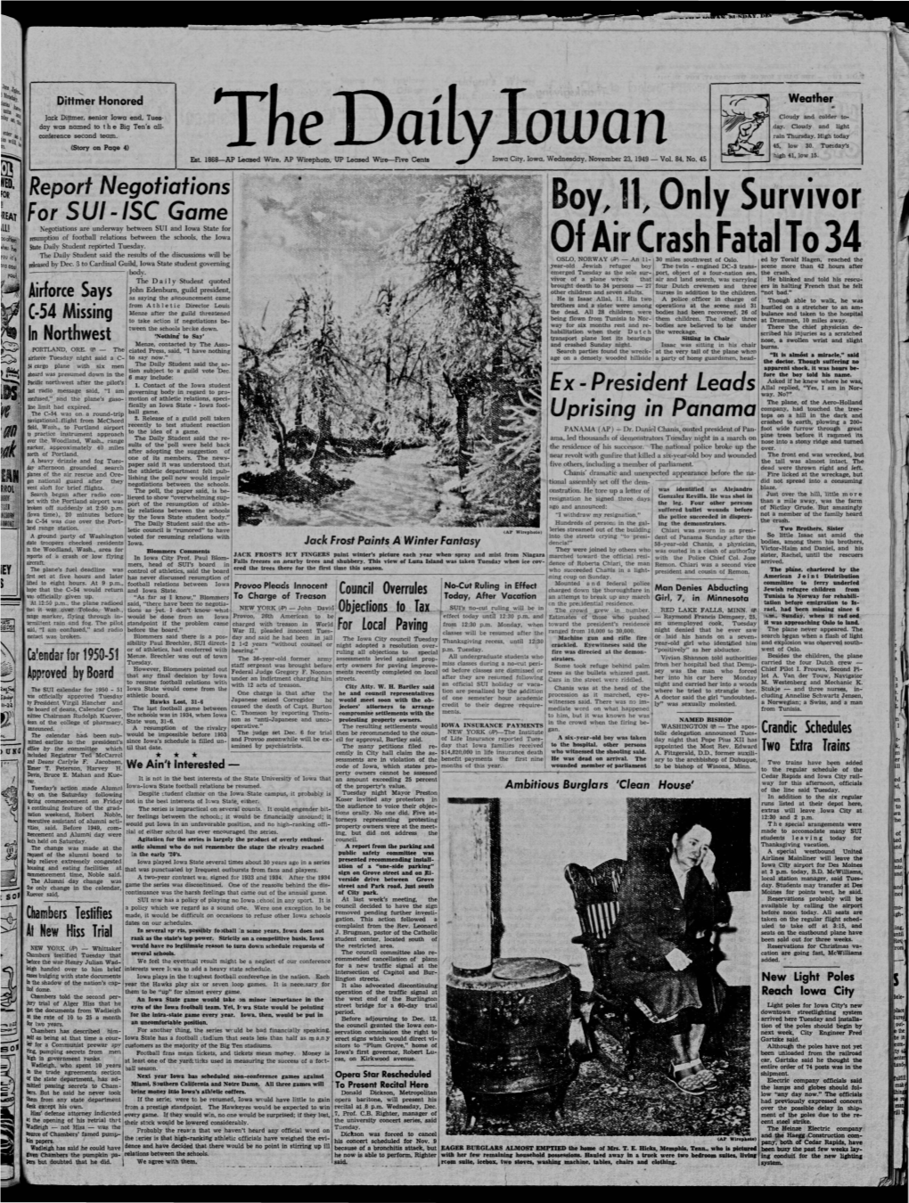 Daily Iowan (Iowa City, Iowa), 1949-11-23
