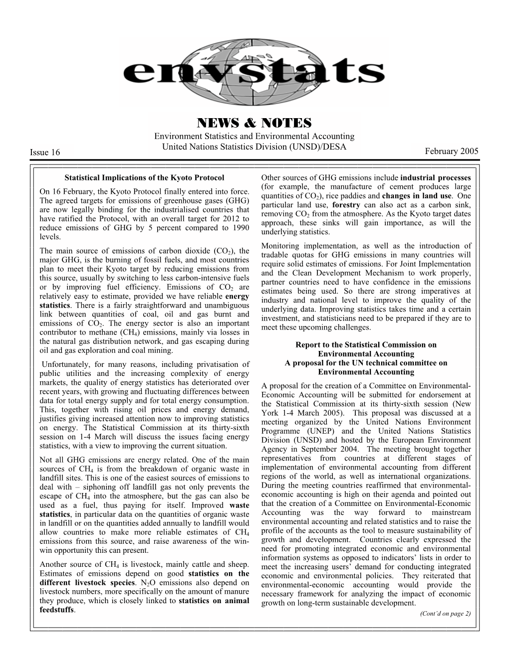 Issue 16 February 2005