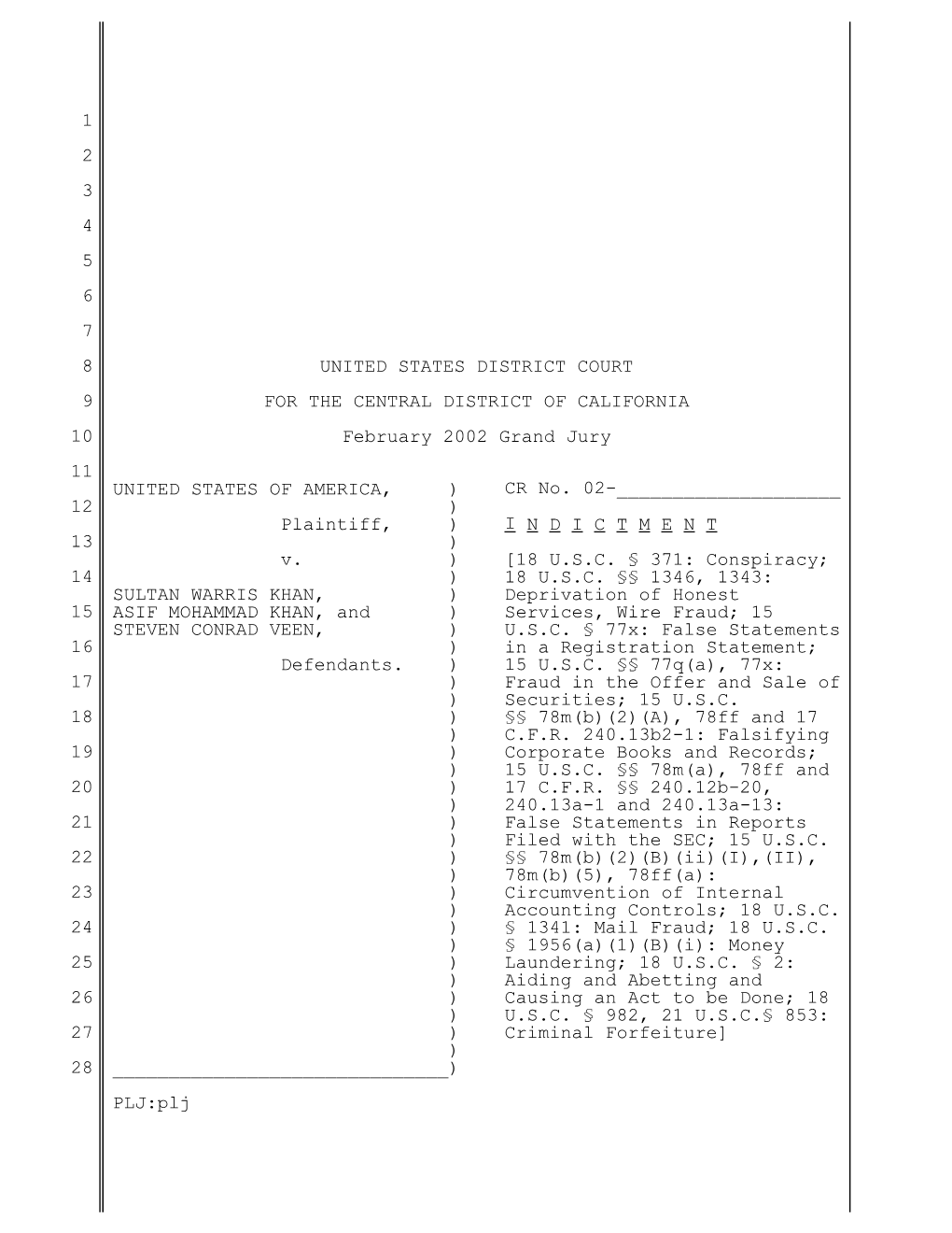 Indictment, Aura Was a 14 Corporation with Its Headquarters in El Segundo, California