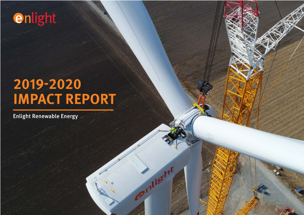 2019-2020 IMPACT REPORT Enlight Renewable Energy