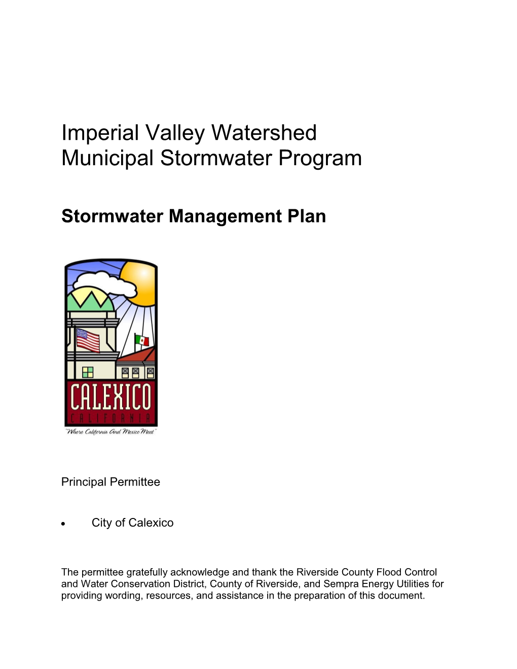 Imperial Valley Watershed