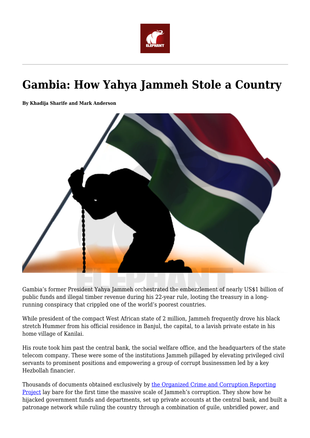 Gambia: How Yahya Jammeh Stole a Country