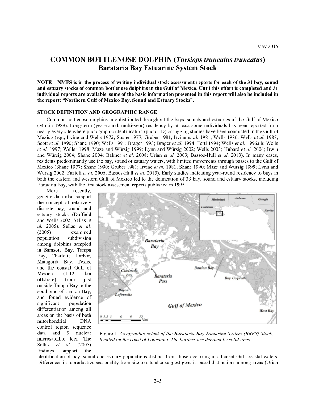 Barataria Bay Estuarine System Stock