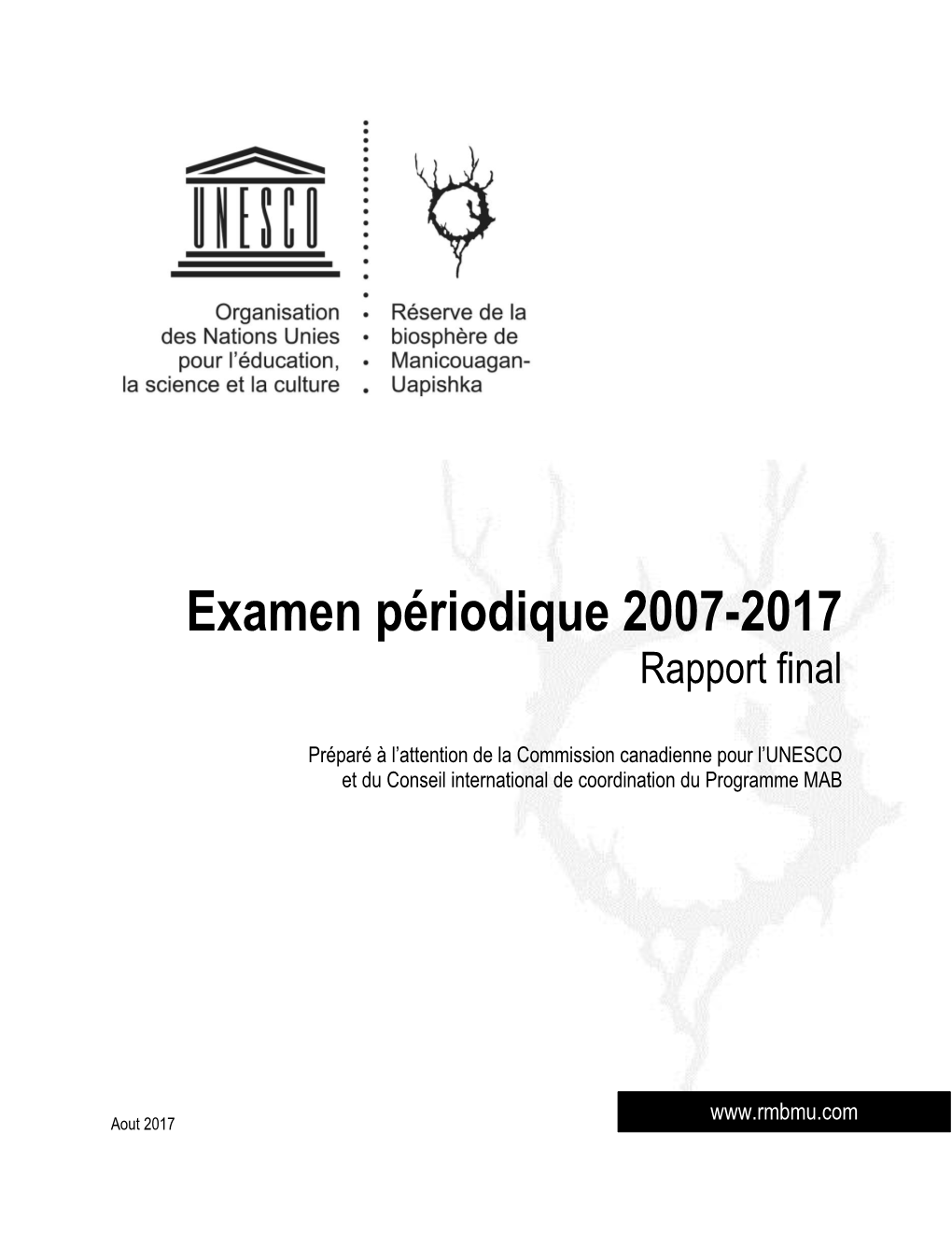 2017 EP RMBMU Rapport Final