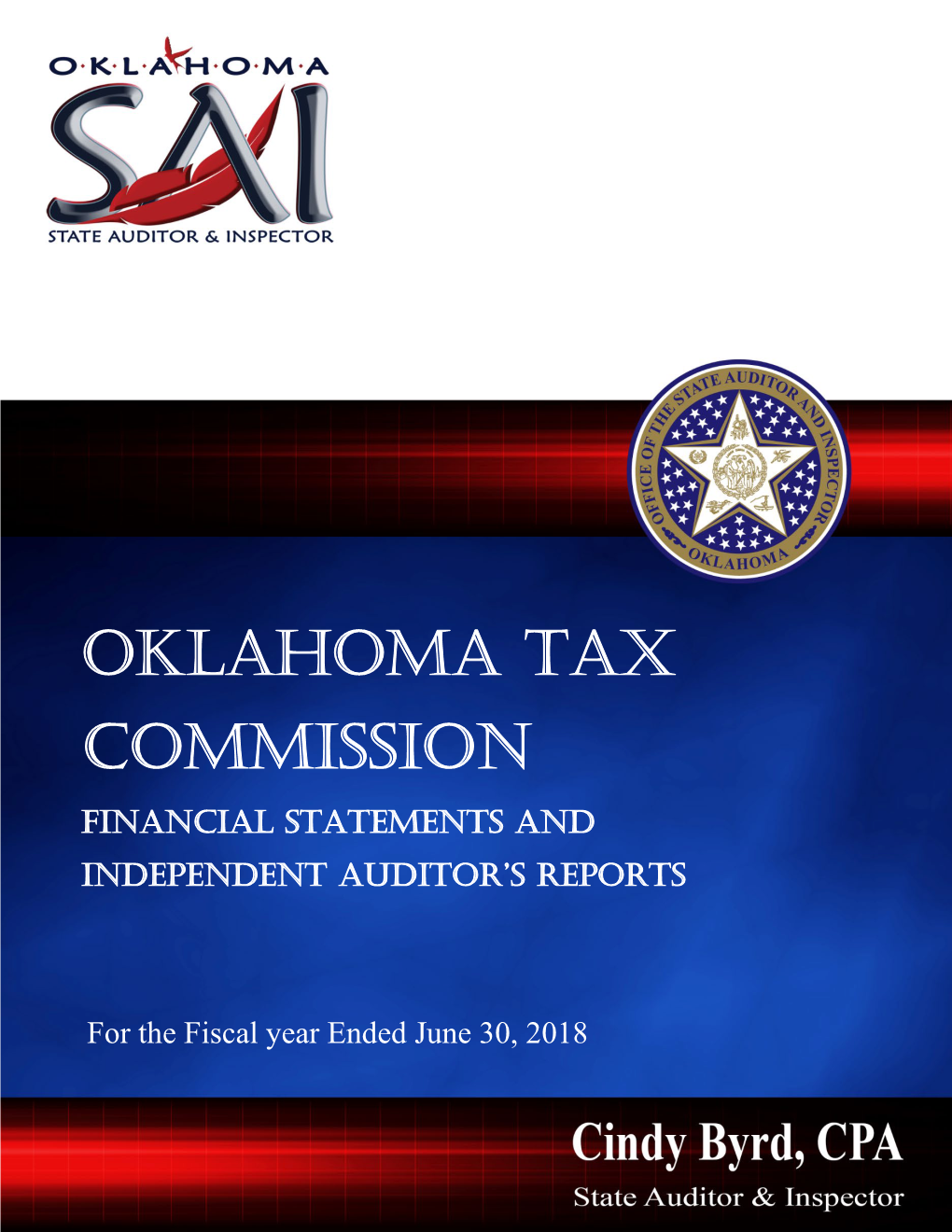 Oklahoma Tax Commission Financial Statements and Independent Auditor’S Reports