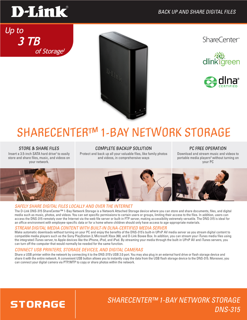 Sharecenter™ 1-Bay Network Storage