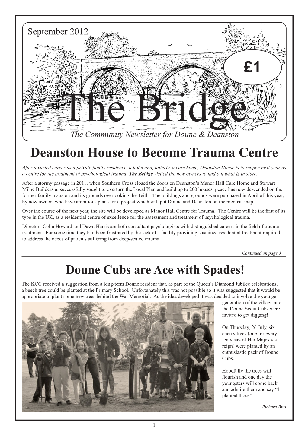 Deanston House to Become Trauma Centre