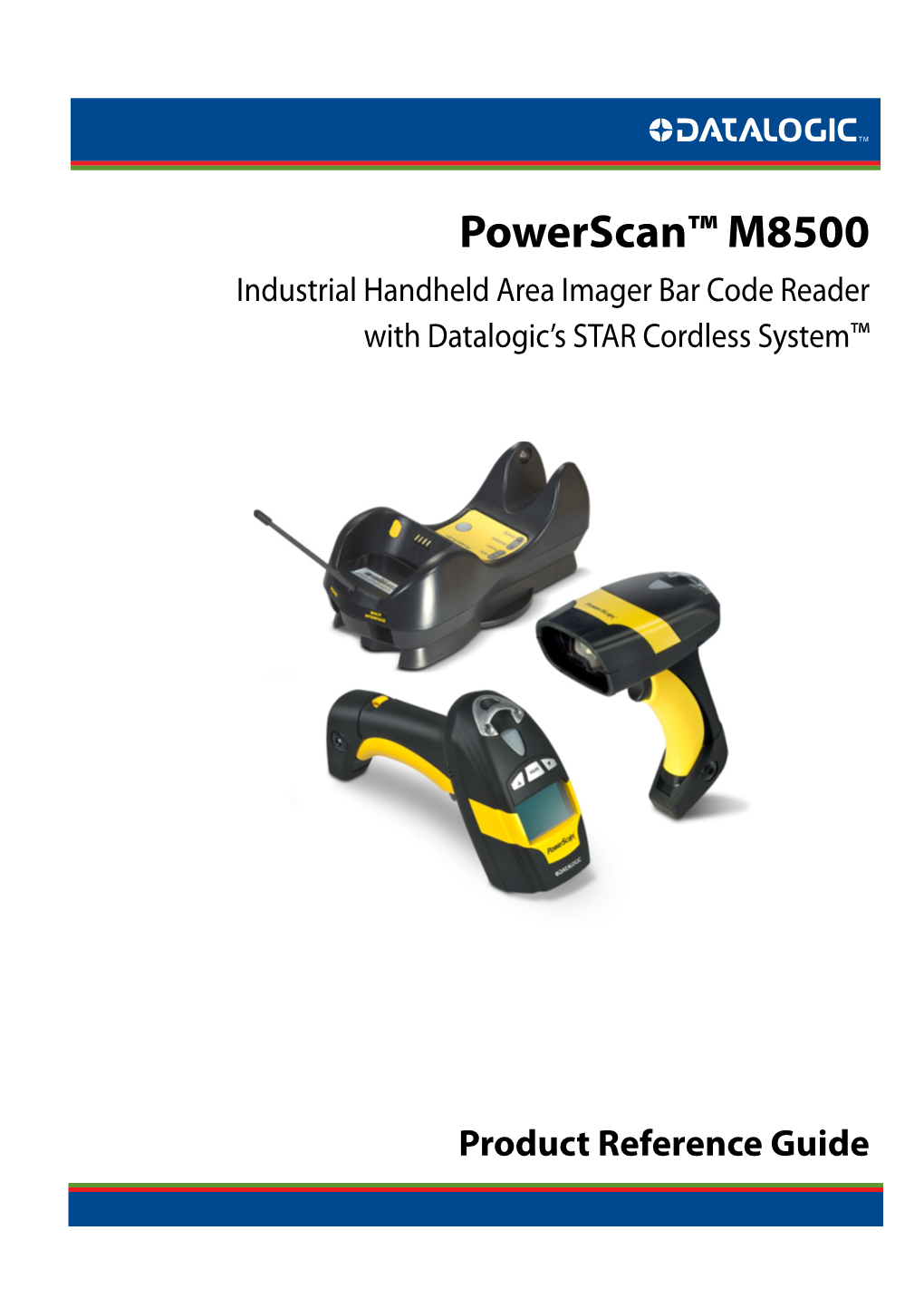 Powerscan™ M8500 Industrial Handheld Area Imager Bar Code Reader with Datalogic’S STAR Cordless System™