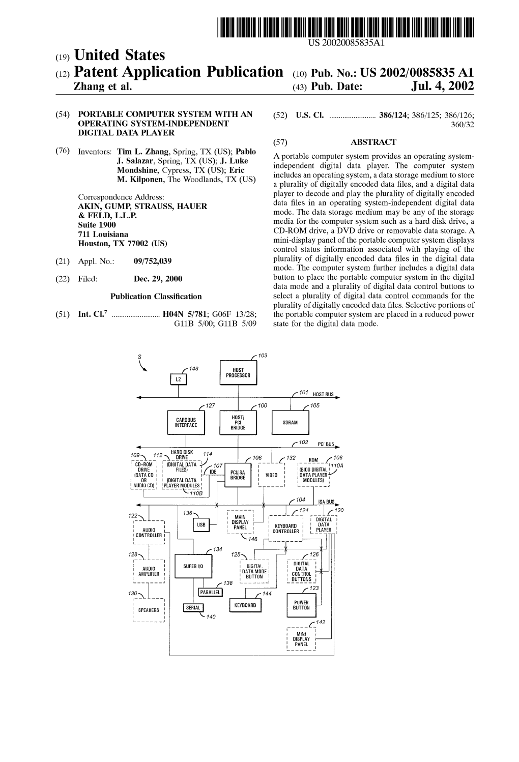 (19) United States (12) Patent Application Publication (10) Pub