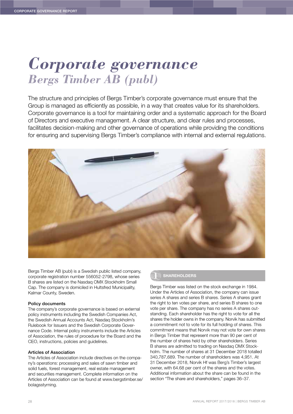 Corporate Governance Report