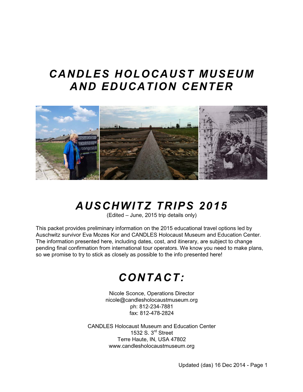 Candles Holocaust Museum and Education Center