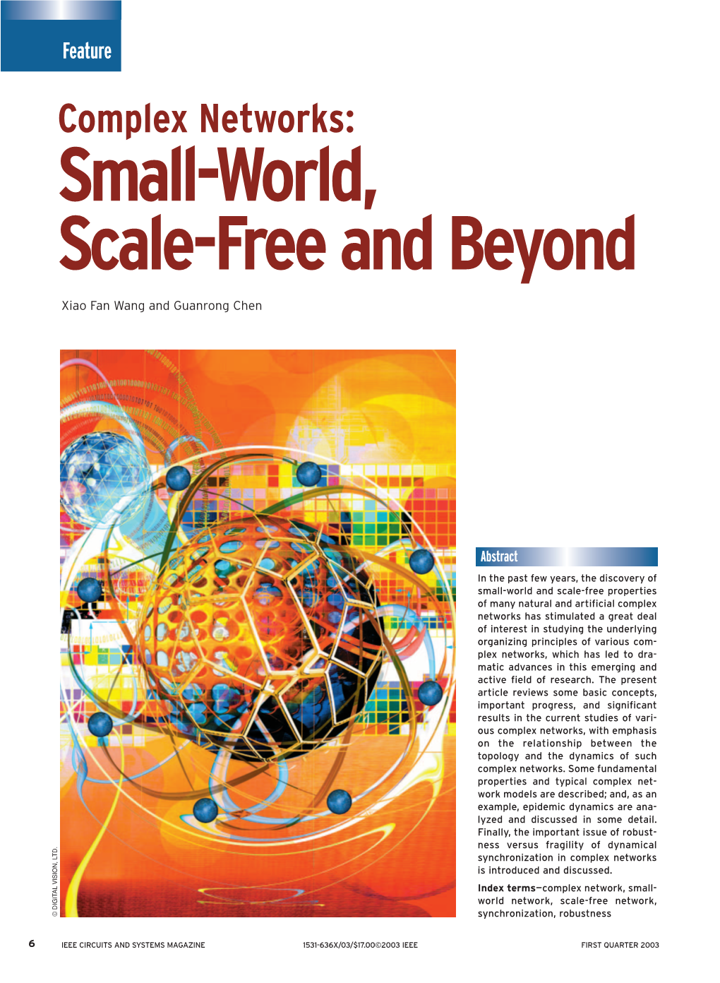 Complex Networks: Small-World, Scale-Free and Beyond