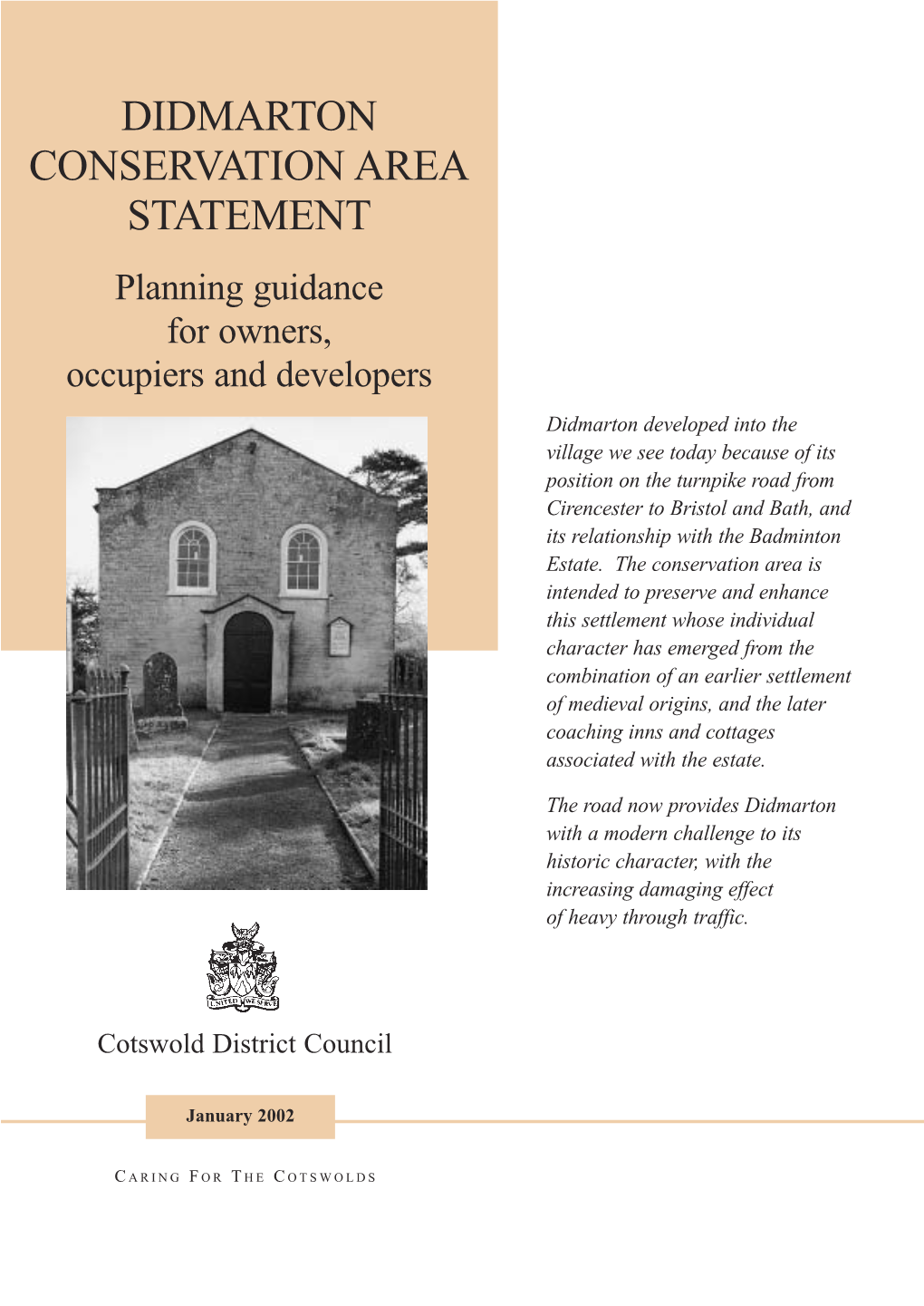 Didmarton Conservation Area Statement