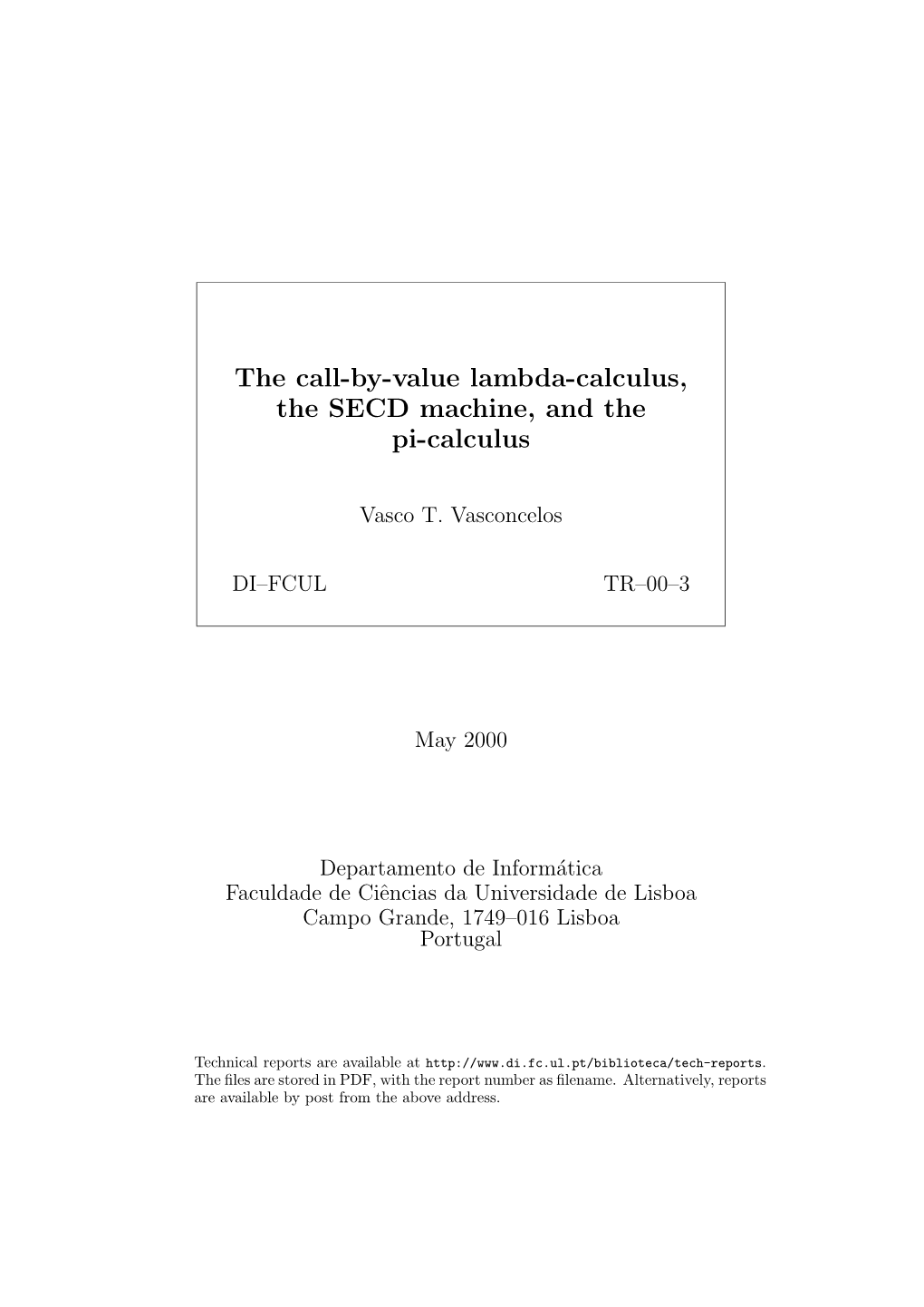 The Call-By-Value Lambda-Calculus, the SECD Machine, and the Pi-Calculus