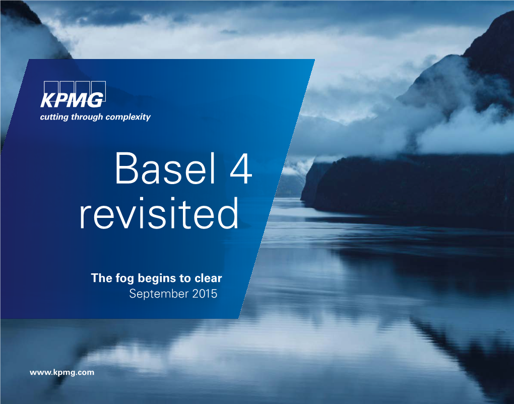 Basel 4 Revisited