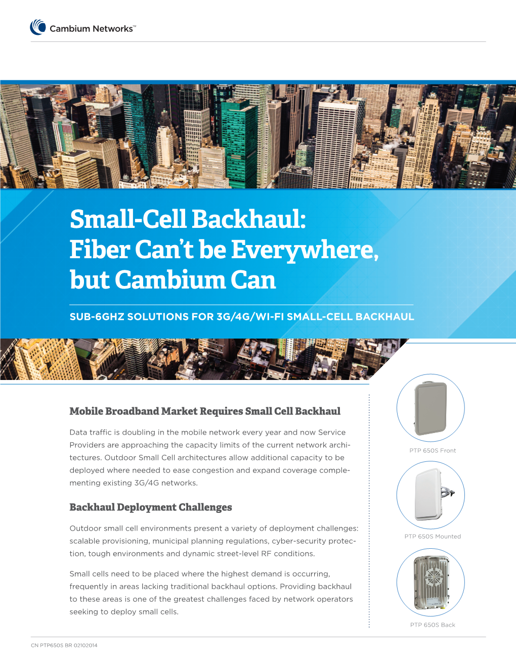 Small-Cell Backhaul: Fiber Can't Be Everywhere