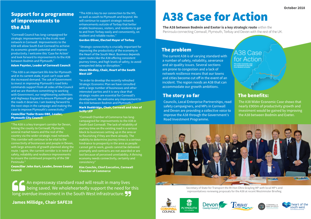 A38 Case for Action