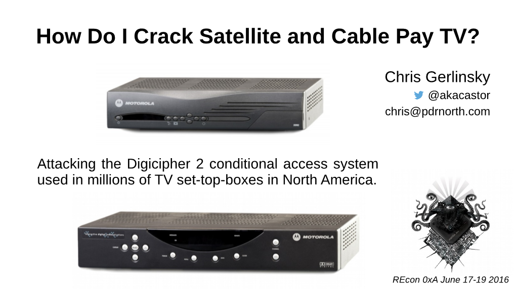 How Do I Crack Satellite and Cable Pay TV?