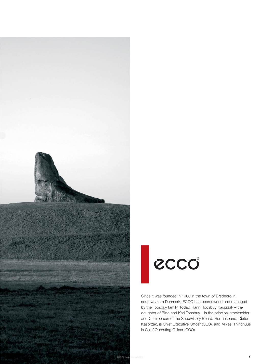 Annual Report 2006  ECCO – Passion and Results