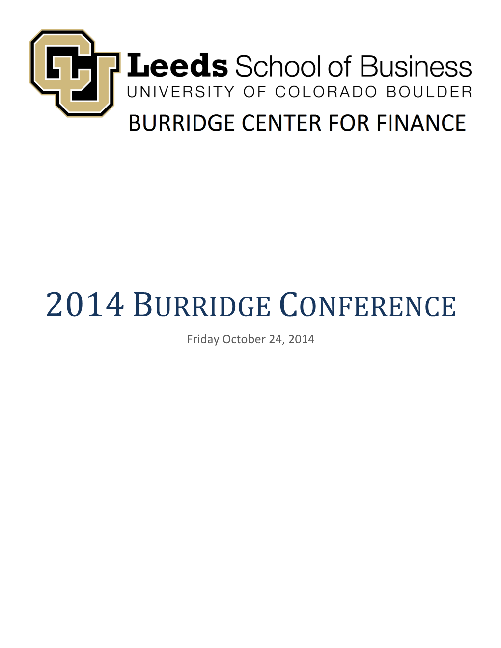 2014Burridge Conference