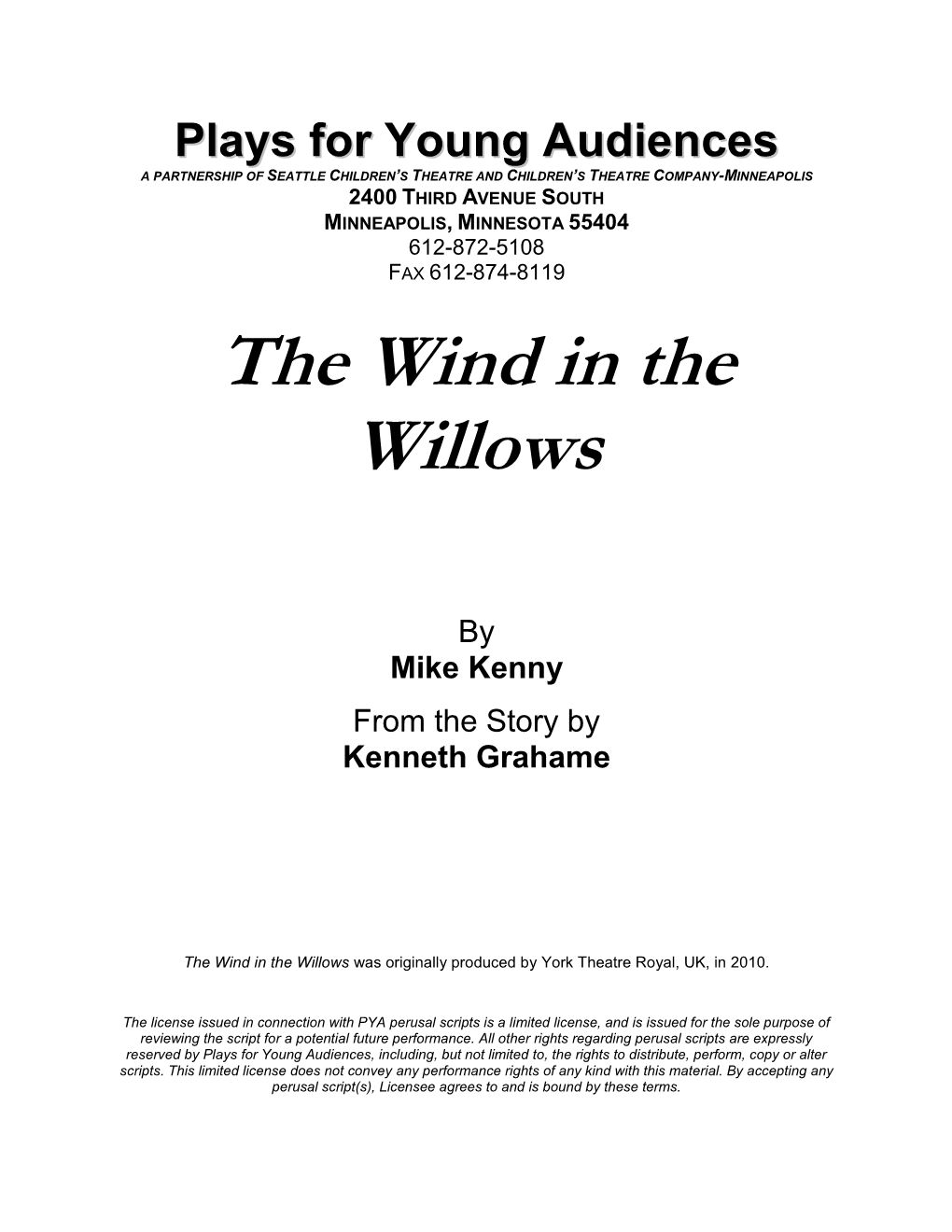 The Wind in the Willows