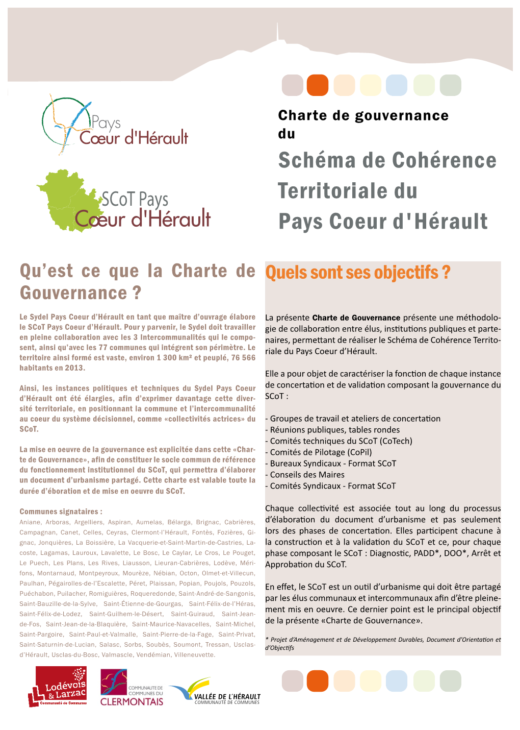 Schéma De Cohérence Territoriale Du Pays Coeur D'hérault