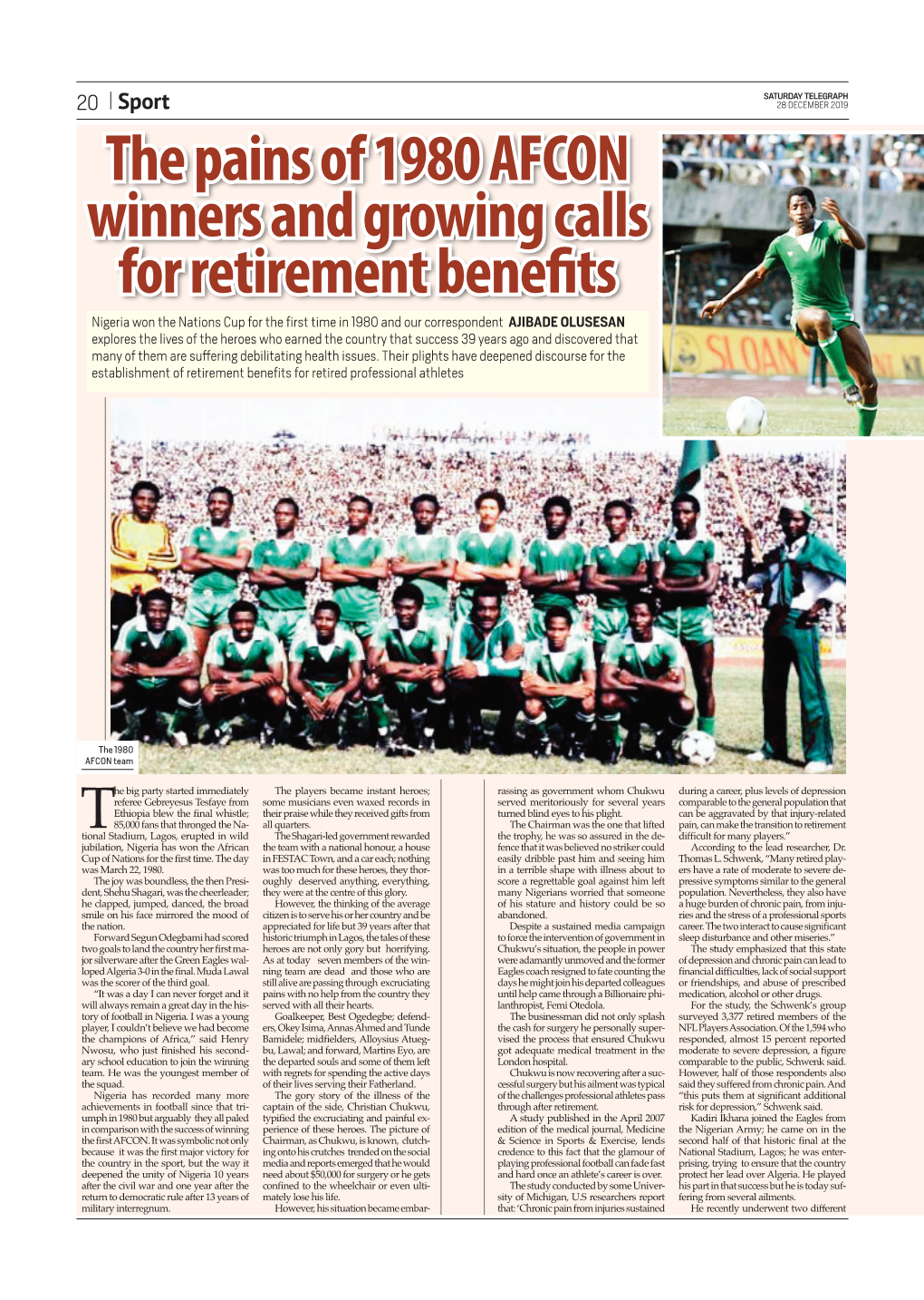 The Pains of 1980 AFCON Winners and Growing Calls for Retirement