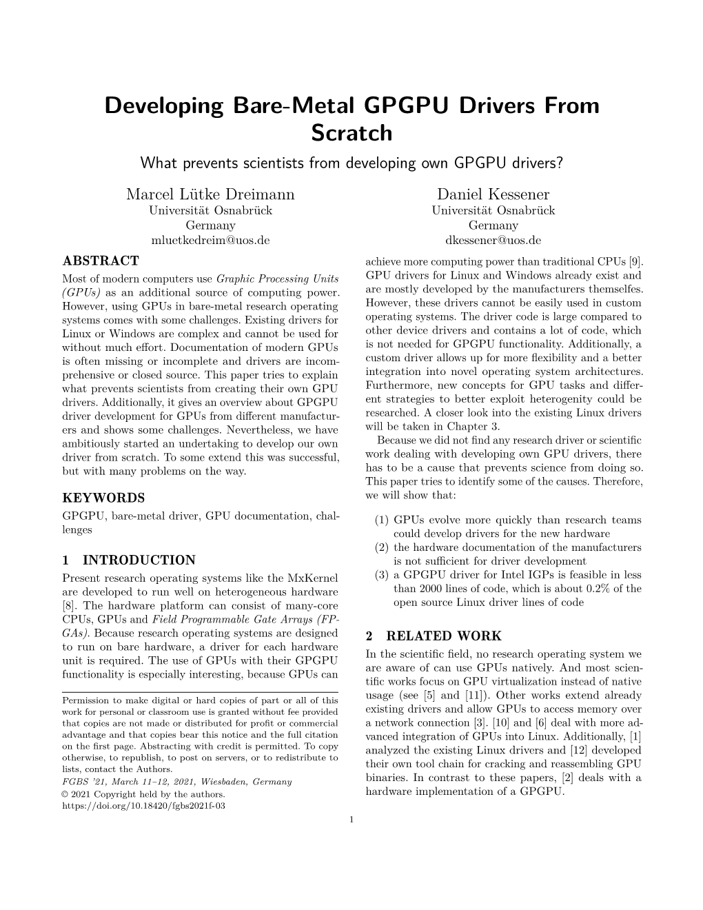 Developing Bare-Metal GPGPU Drivers from Scratch