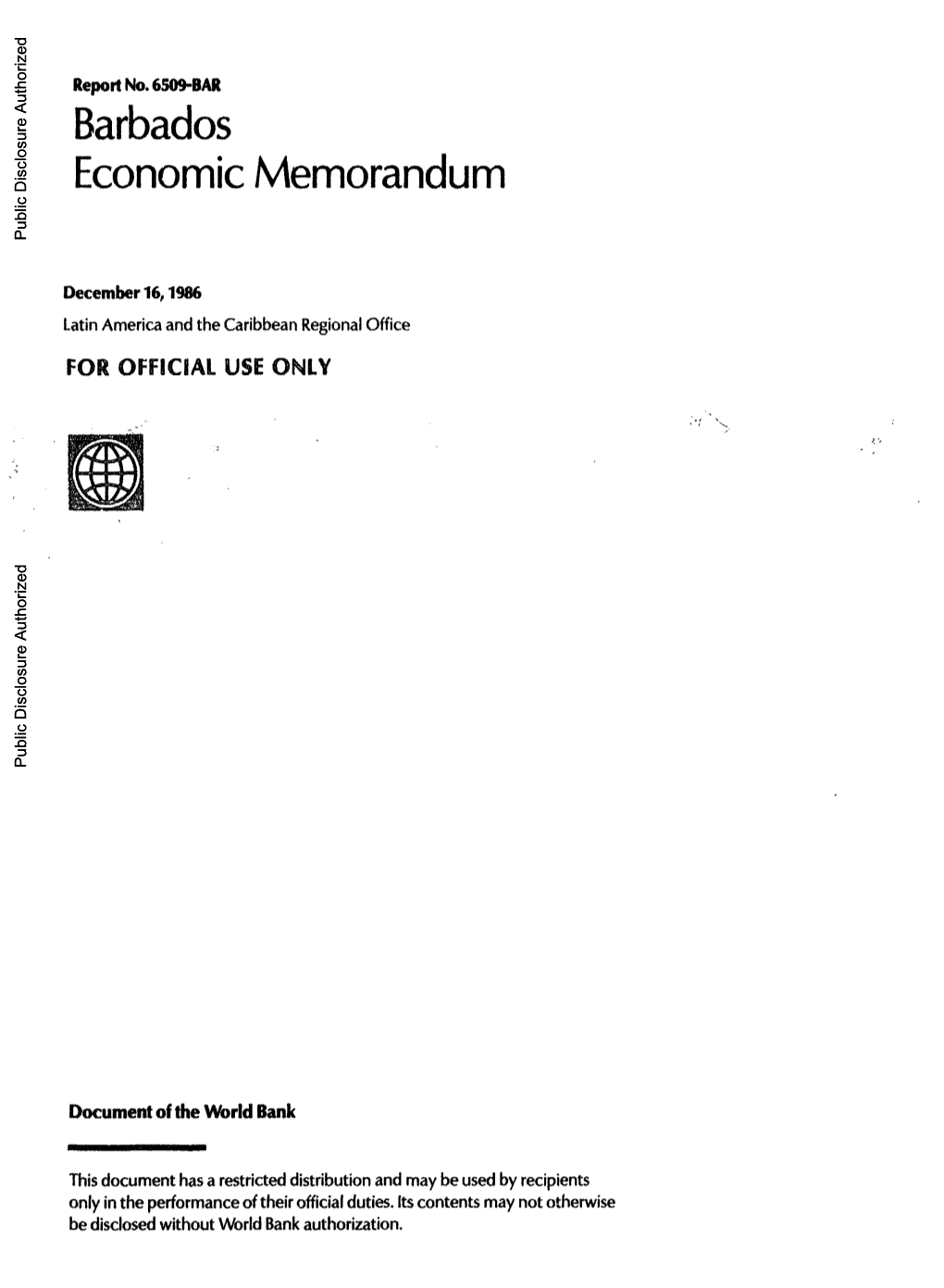 World Bank Document