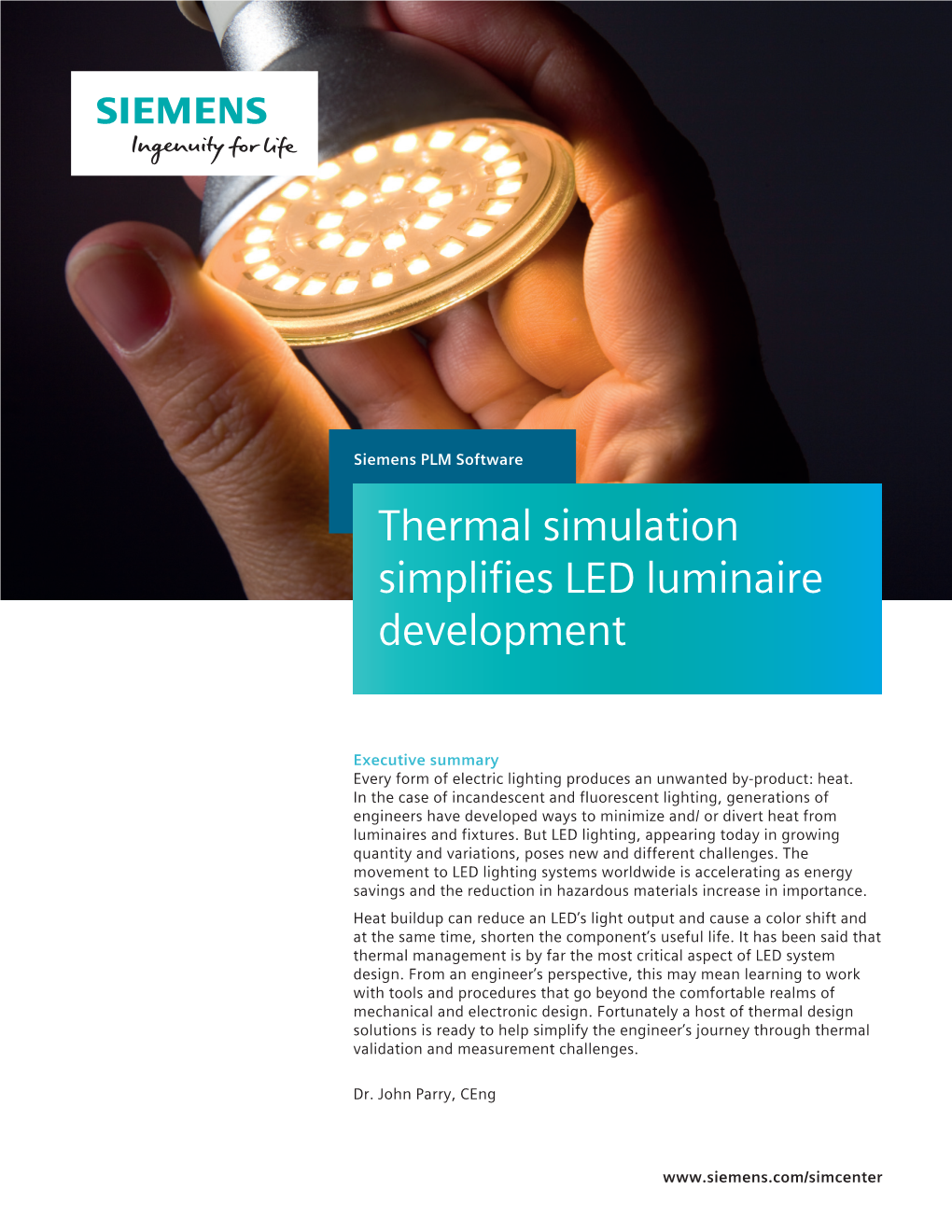 Thermal Simulation Simplifies LED Luminaire Development