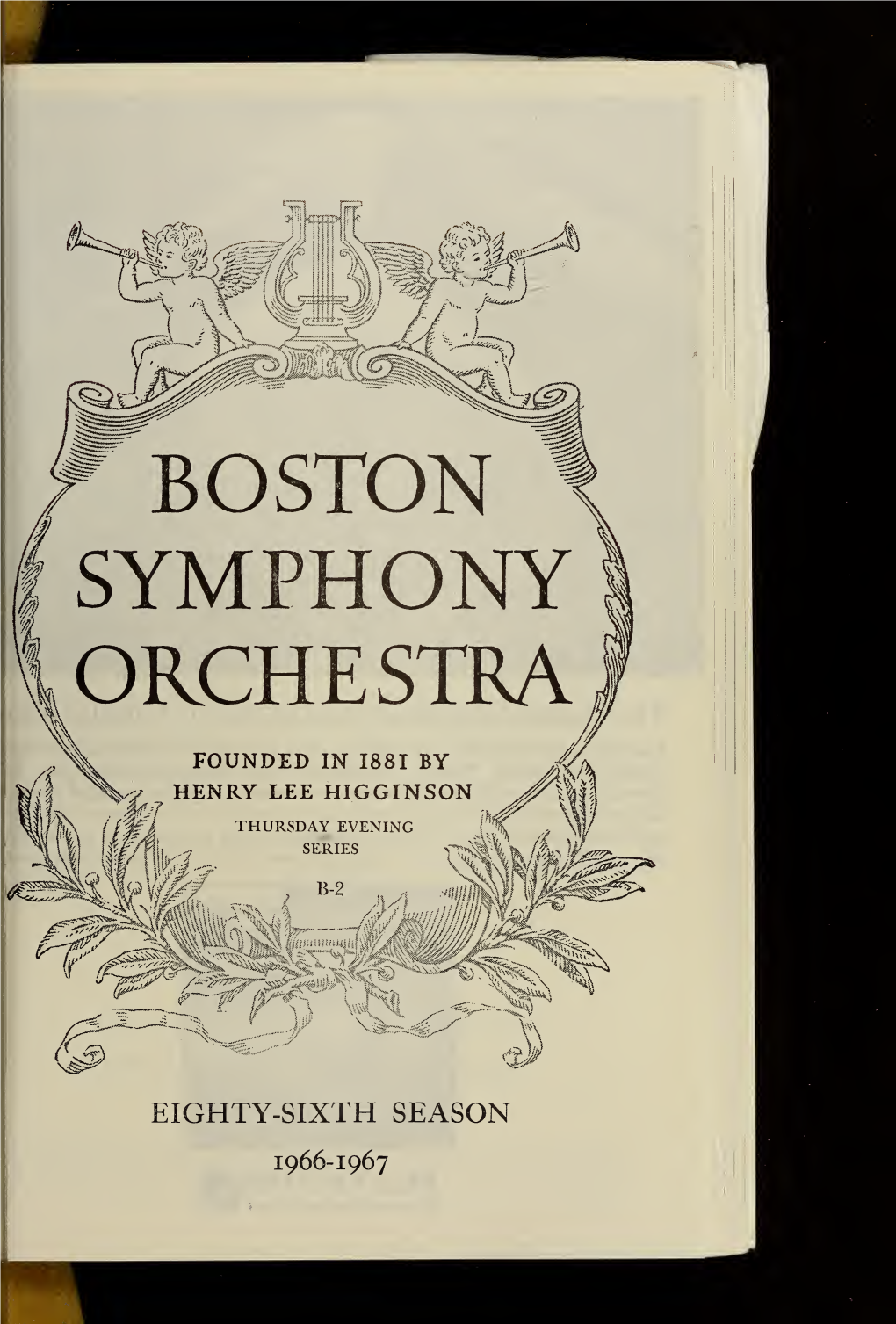 Boston Symphony Orchestra Concert Programs, Season 86, 1966