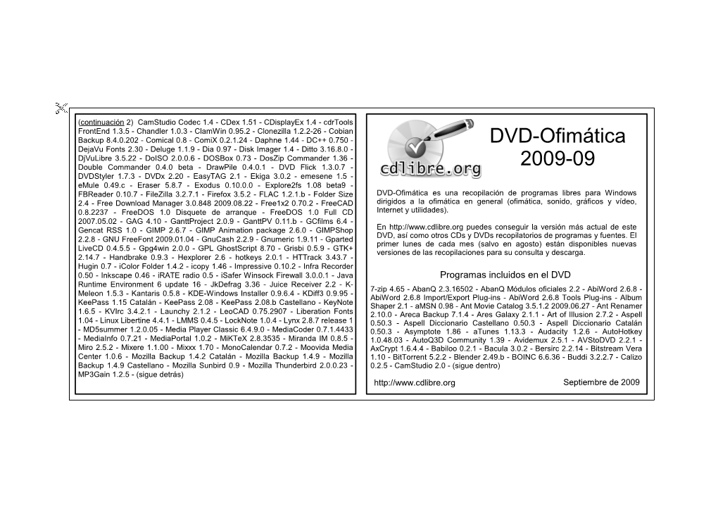 DVD-Ofimática 2009-09