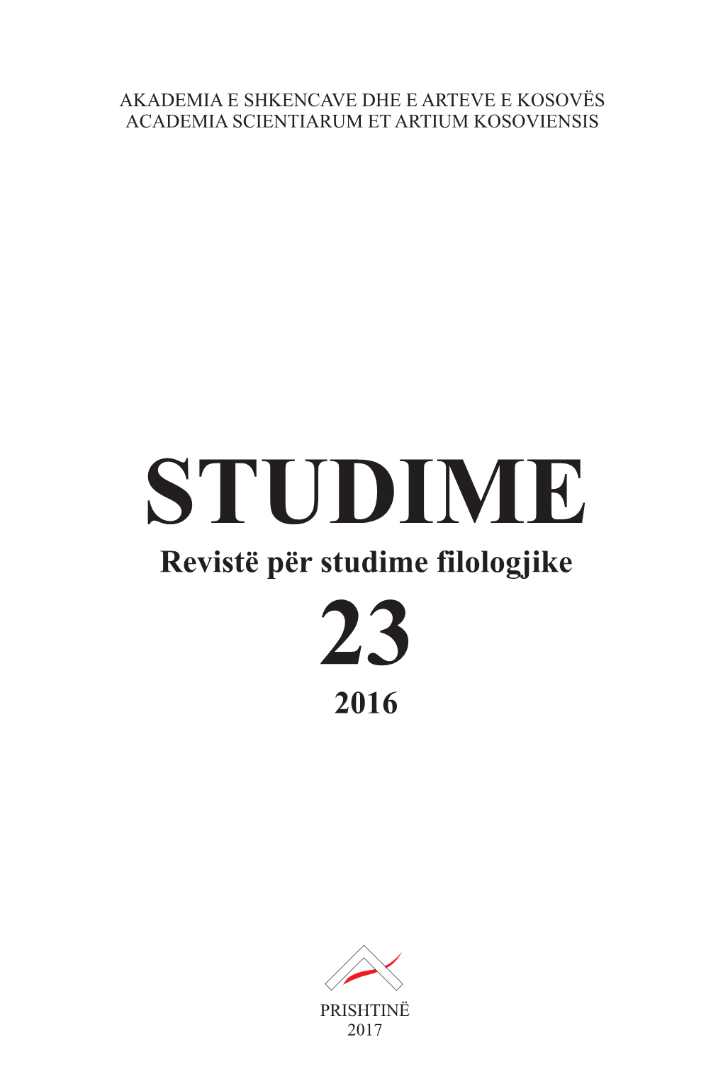 Studime 23 Copyright © ASHAK PËRMBAJTJA