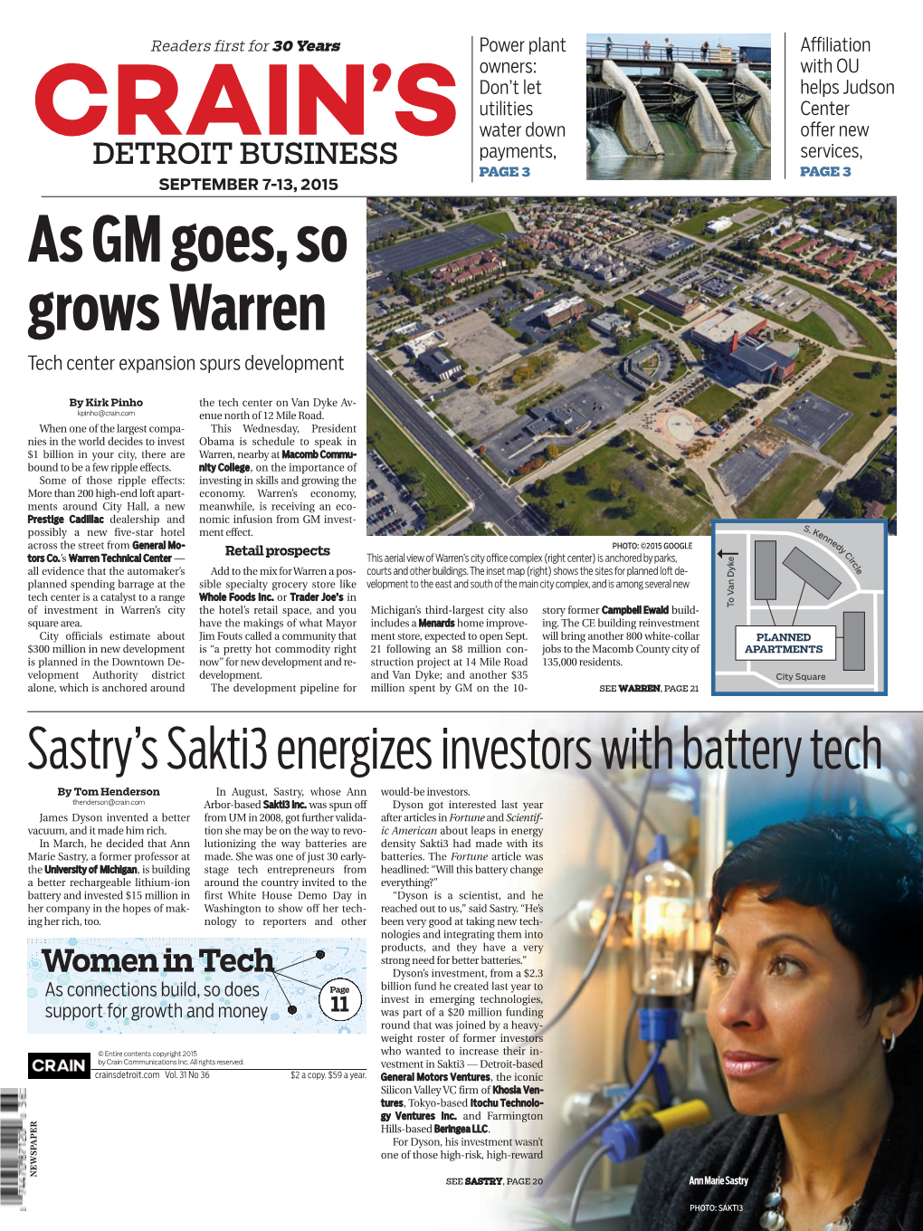 As GM Goes,So Grows Warren Tech Center Expansion Spurs Development