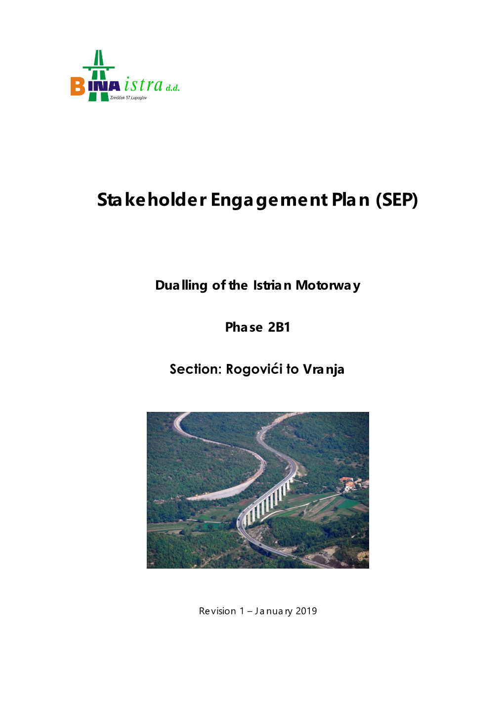 Stakeholder Engagement Plan (SEP)