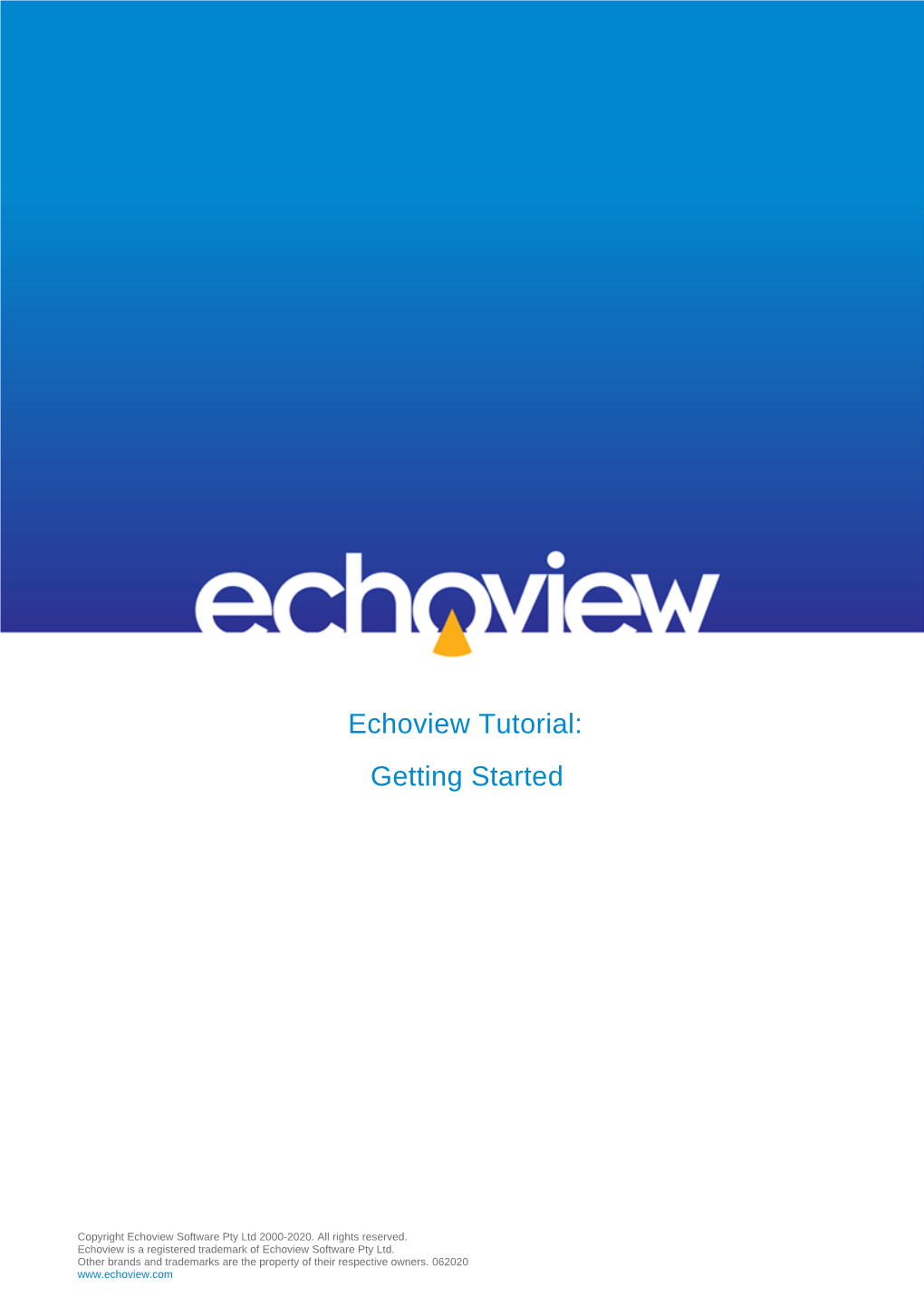 Echoview Tutorial: Getting Started Page 1 of 29