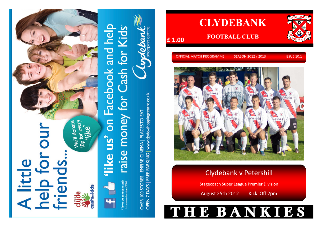 1.00 Clydebank Football Club Thebankies