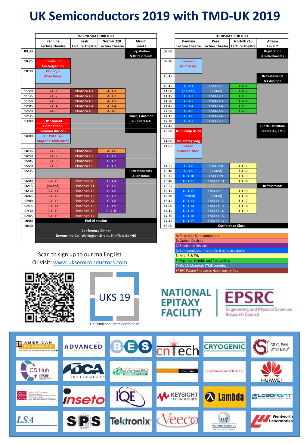 UK Semiconductors 2019 with TMD-UK 2019