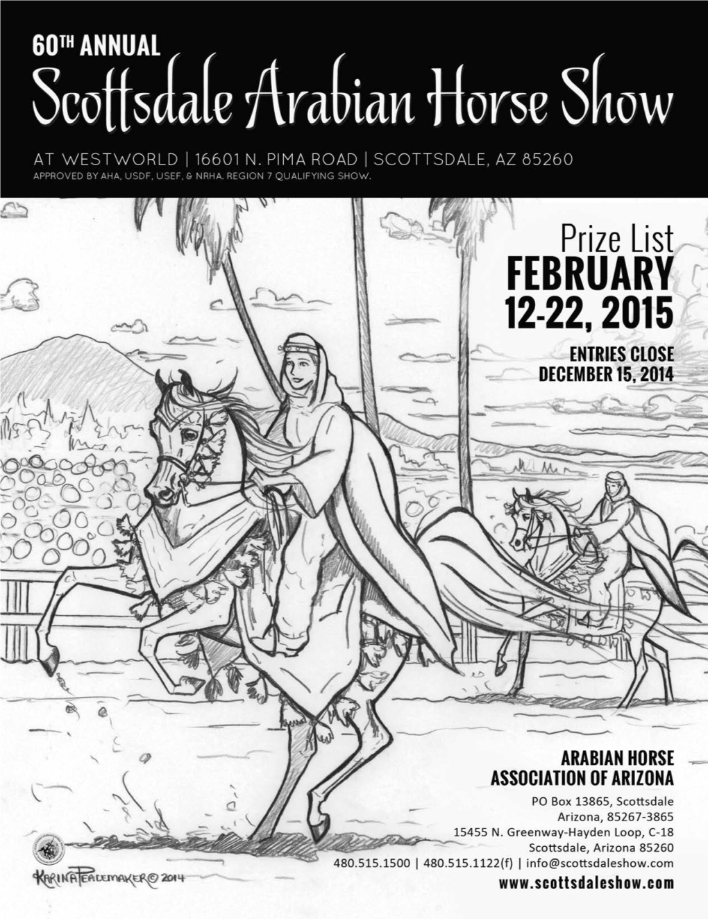 Scottsdale Arabian Horse Show Entry Agreement