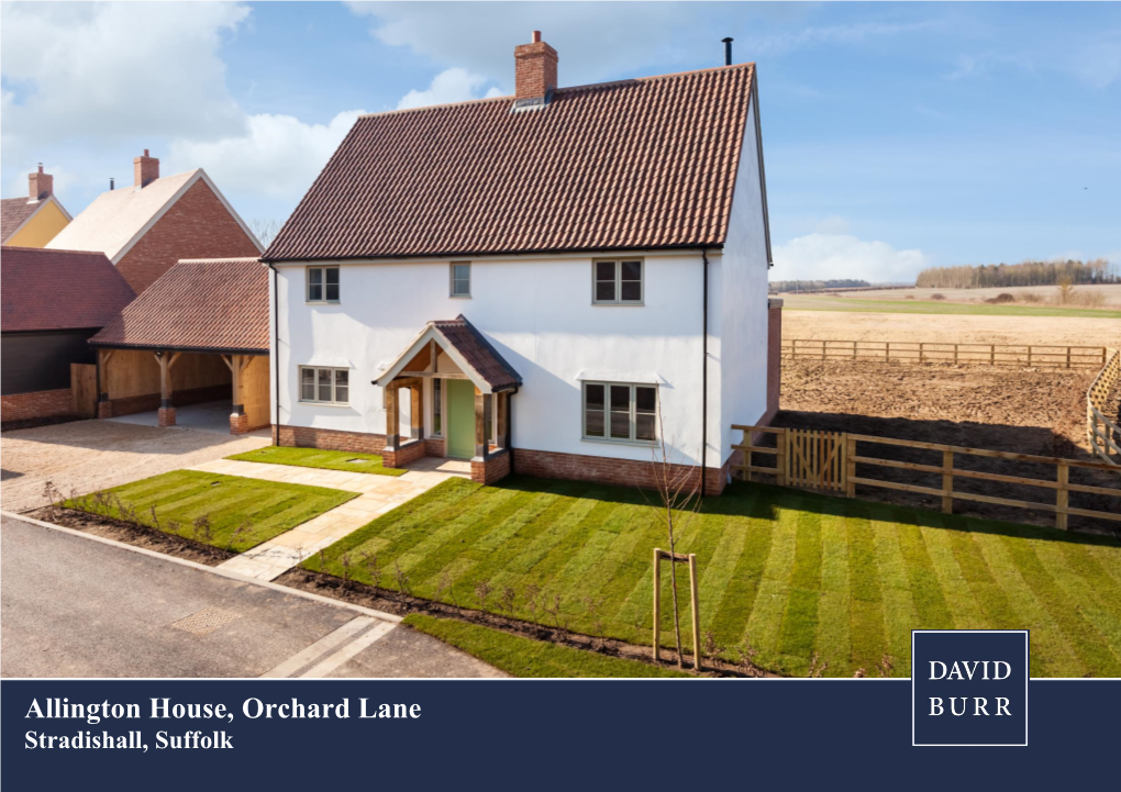 Allington House, Orchard Lane, Stradishall, Newmarket, Suffolk CB8 8YW