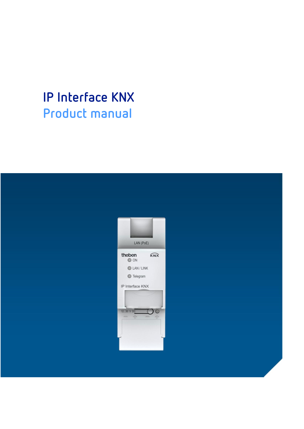 IP Interface KNX Product Manual