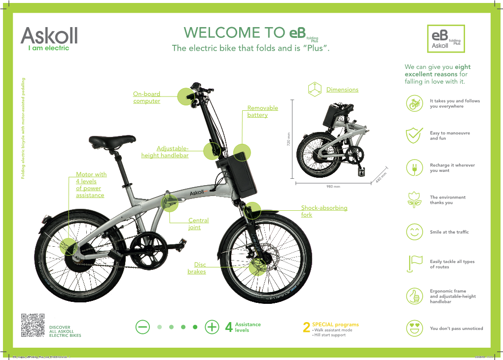 WELCOME to the Electric Bike That Folds and Is “Plus”