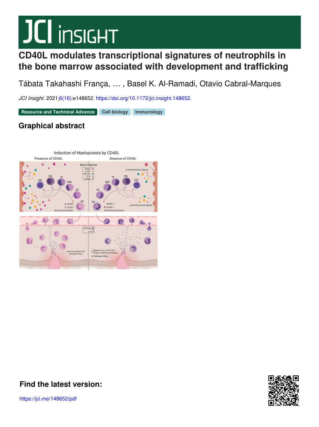 CD40L Modulates Transcriptional Signatures of Neutrophils in the Bone Marrow Associated with Development and Trafficking