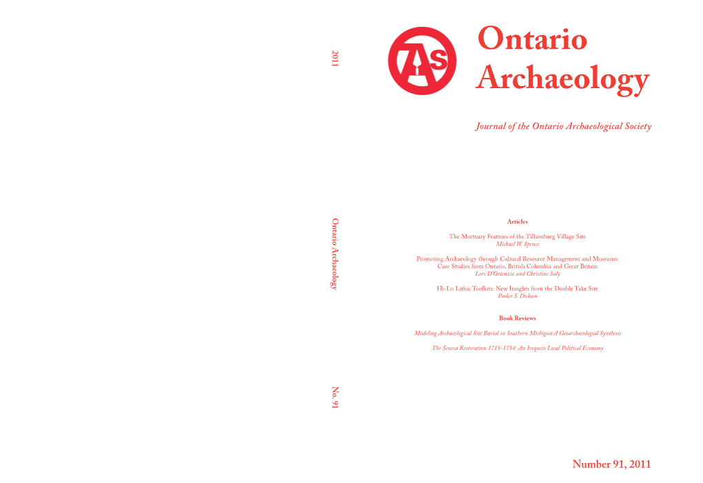 Ontario Archaeology