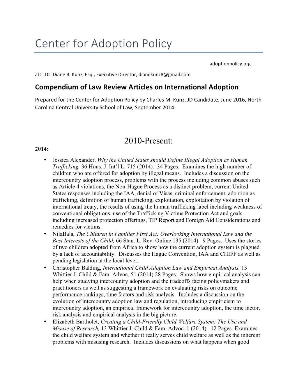 10-8-14 CAP Compendium of IA Law Review