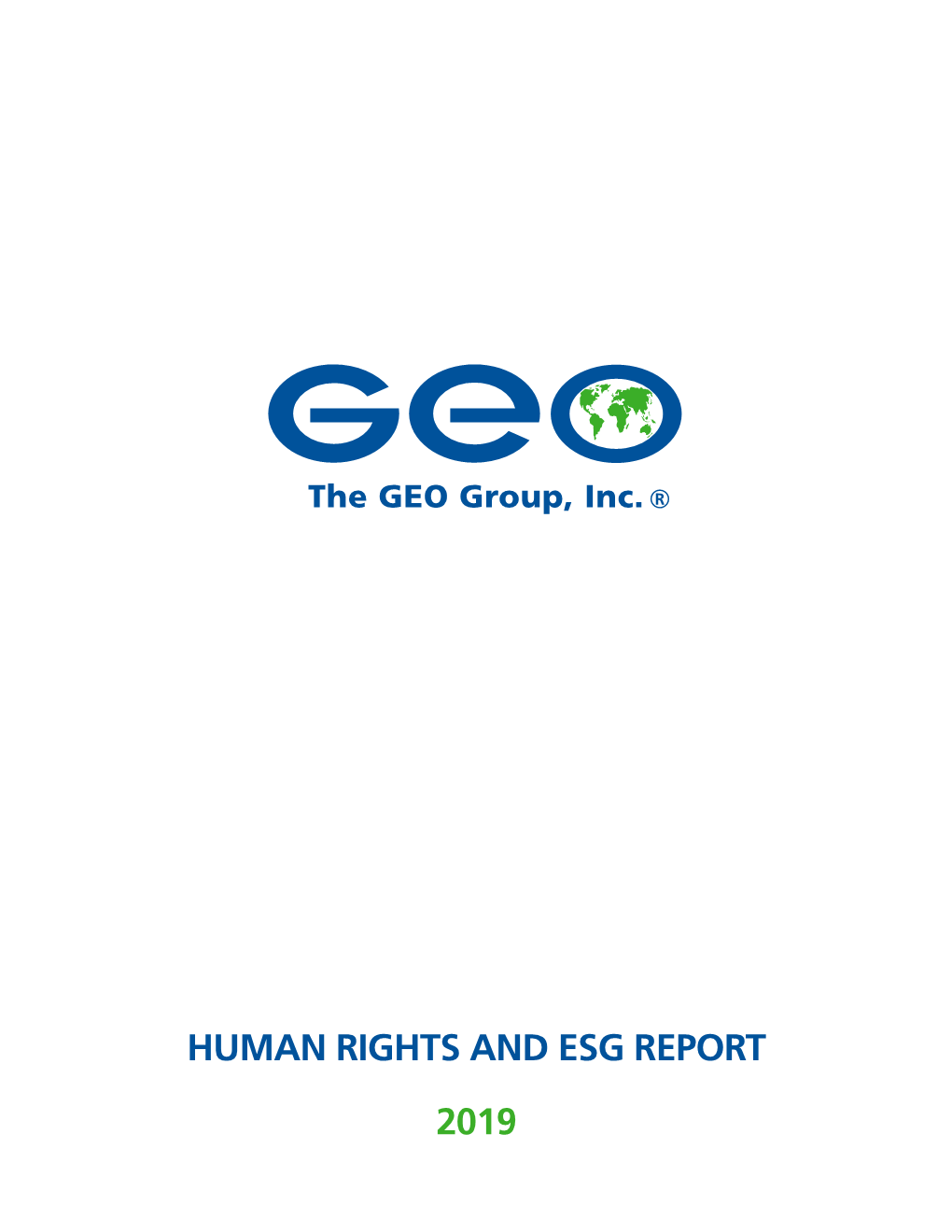 Human Rights and Esg Report 2019