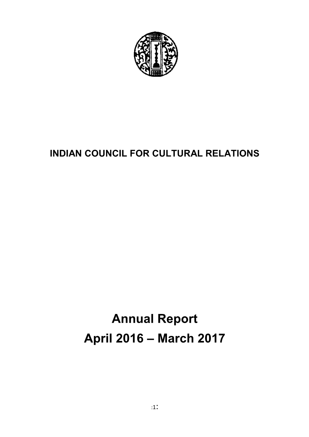 Annual Report April 2016 – March 2017