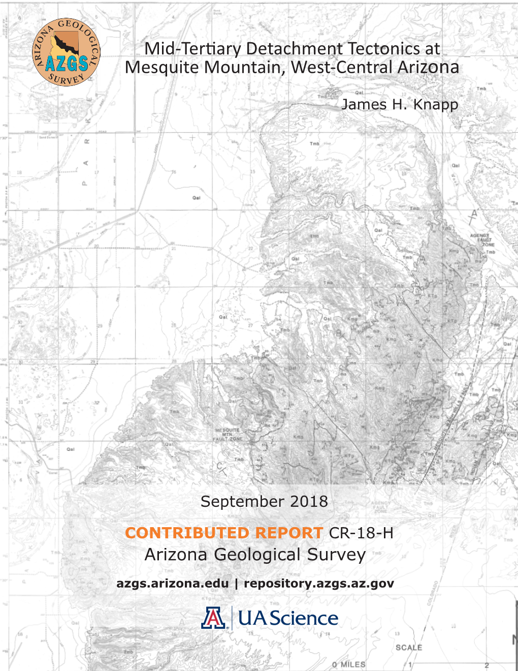 Mid-Tertiary Detachment Tectonics at Mesquite Mountain, West-Central Arizona