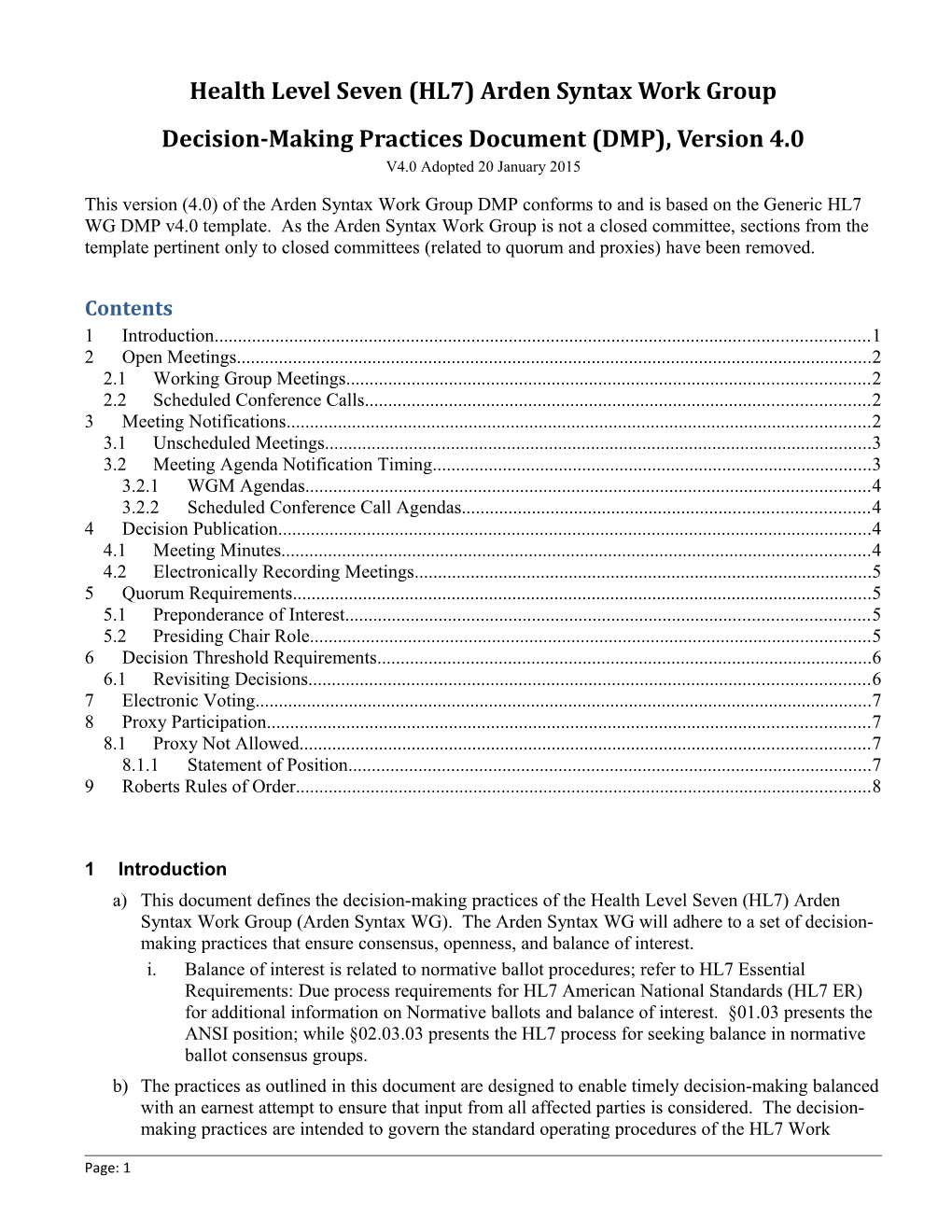 Committee Decision-Making Practices V1.0 s1