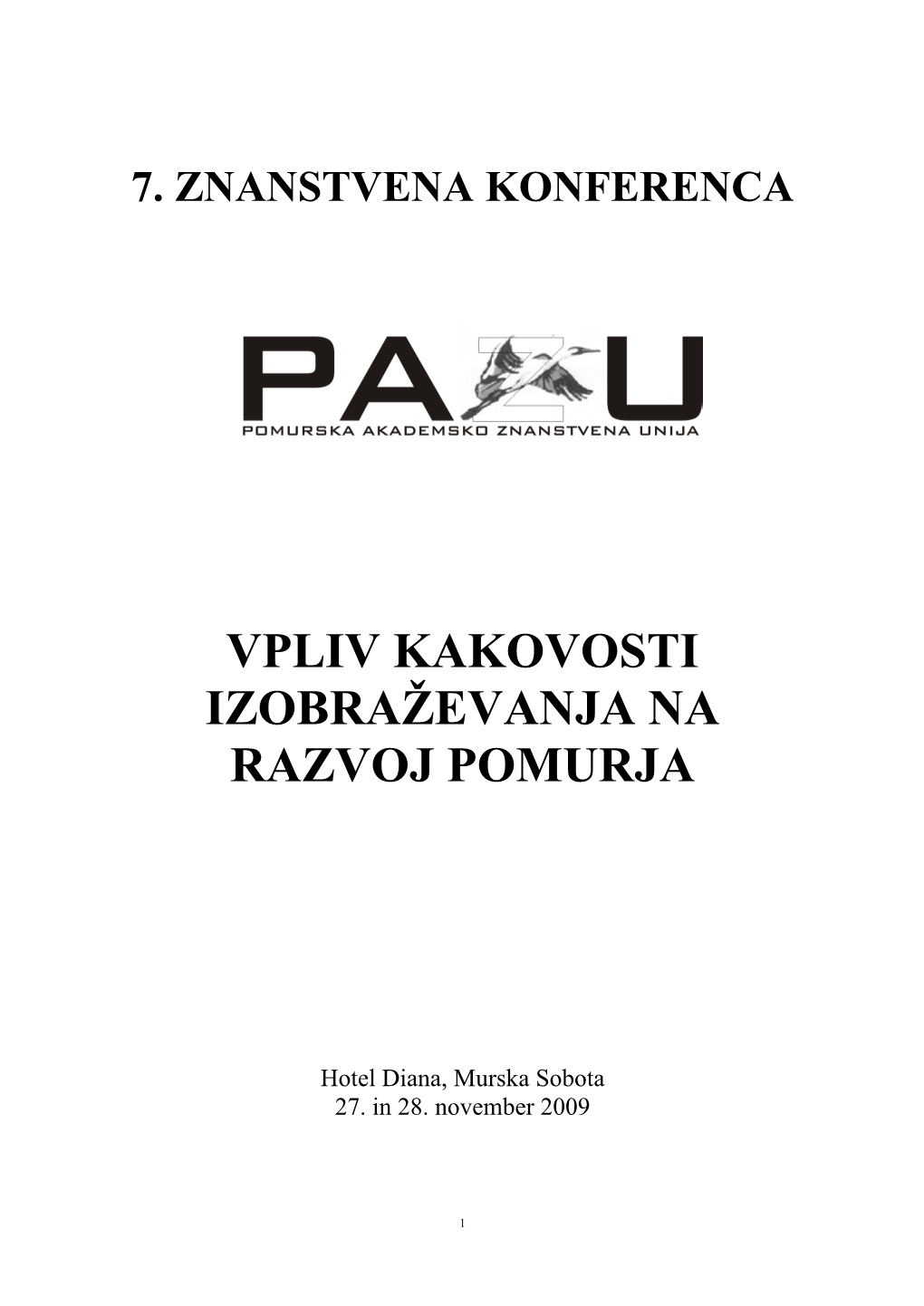 Vpliv Kakovosti Izobraževanja Na Razvoj Pomurja